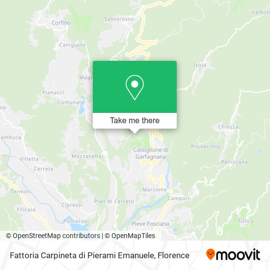Fattoria Carpineta di Pierami Emanuele map