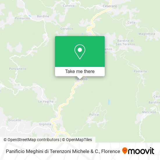 Panificio Meghini di Terenzoni Michele & C. map