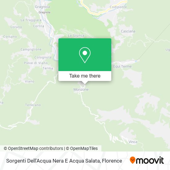 Sorgenti Dell'Acqua Nera E Acqua Salata map