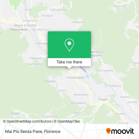 Mai Più Senza Pane map