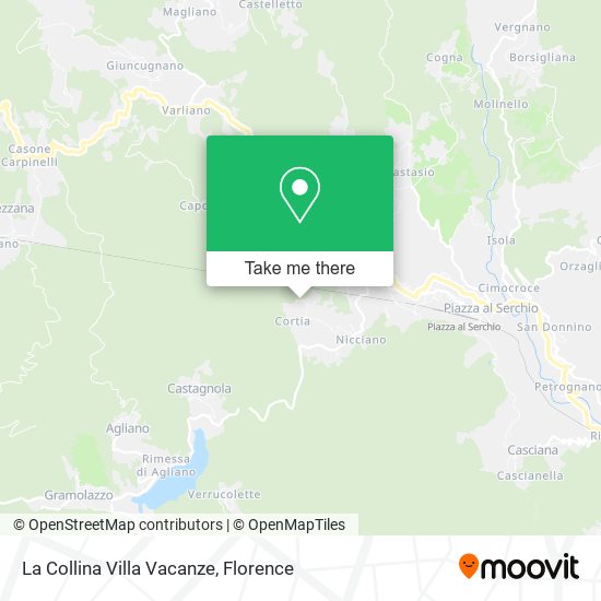 La Collina Villa Vacanze map