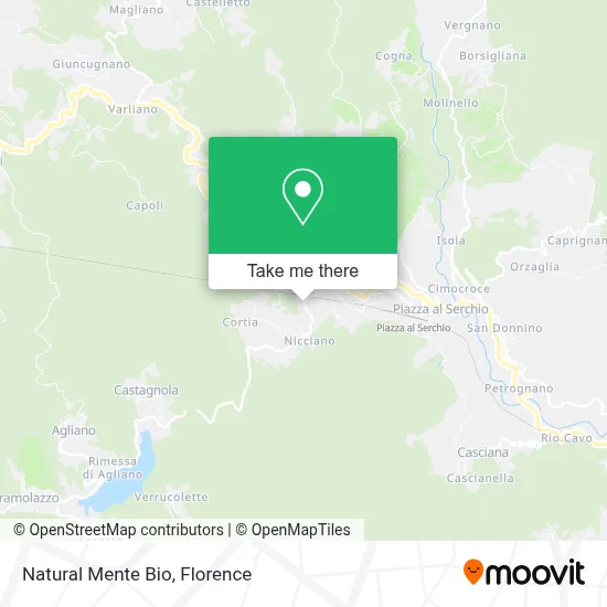 Natural Mente Bio map