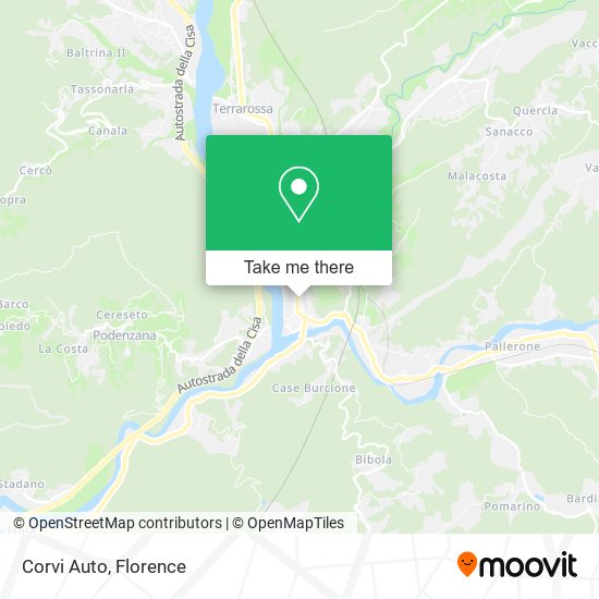 Corvi Auto map