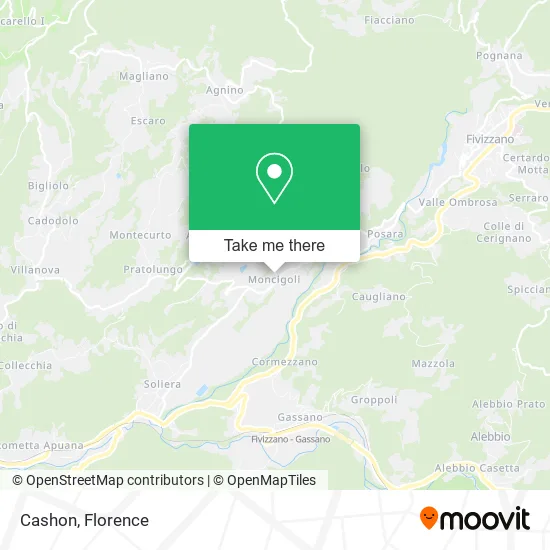 Cashon map