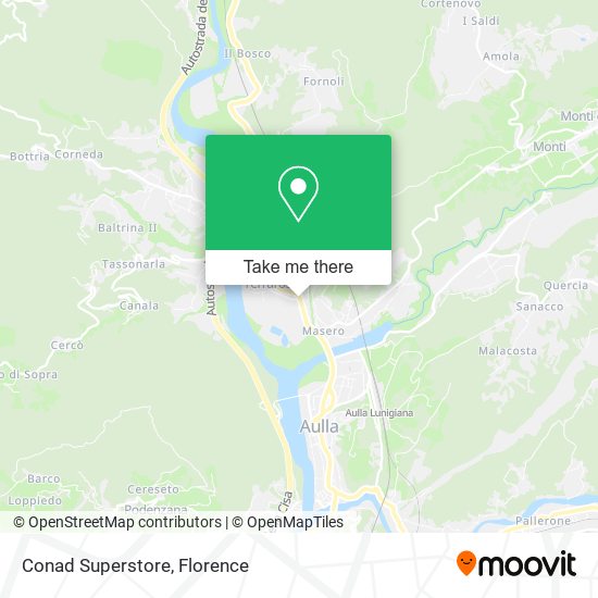 Conad Superstore map