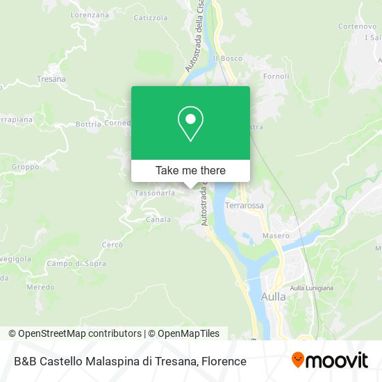 B&B Castello Malaspina di Tresana map