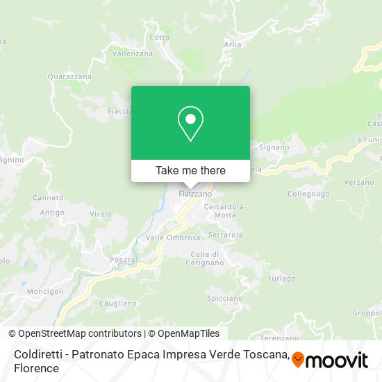 Coldiretti - Patronato Epaca Impresa Verde Toscana map