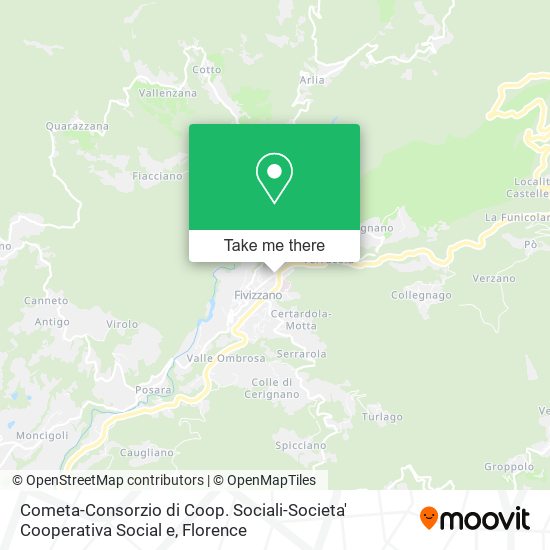 Cometa-Consorzio di Coop. Sociali-Societa' Cooperativa Social e map