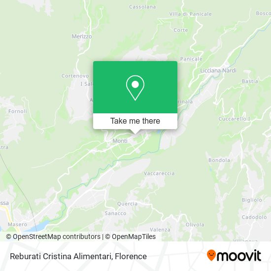 Reburati Cristina Alimentari map