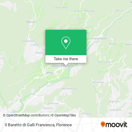 Il Baretto di Galli Francesca map