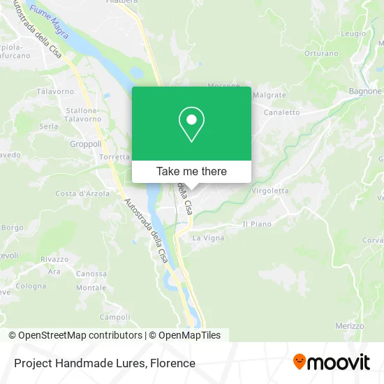 Project Handmade Lures map