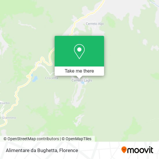 Alimentare da Bughetta map