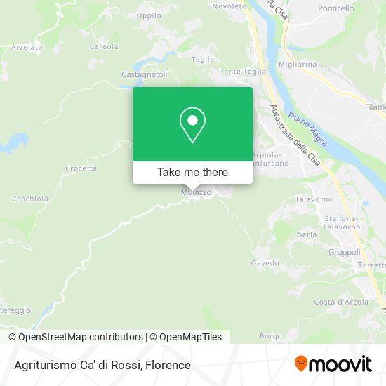 Agriturismo Ca' di Rossi map