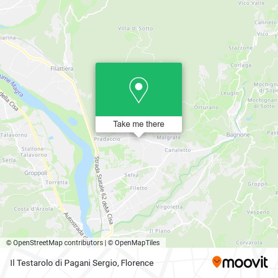 Il Testarolo di Pagani Sergio map