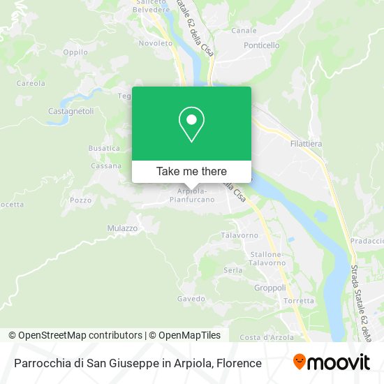 Parrocchia di San Giuseppe in Arpiola map