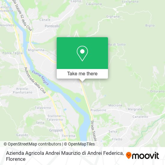 Azienda Agricola Andrei Maurizio di Andrei Federica map