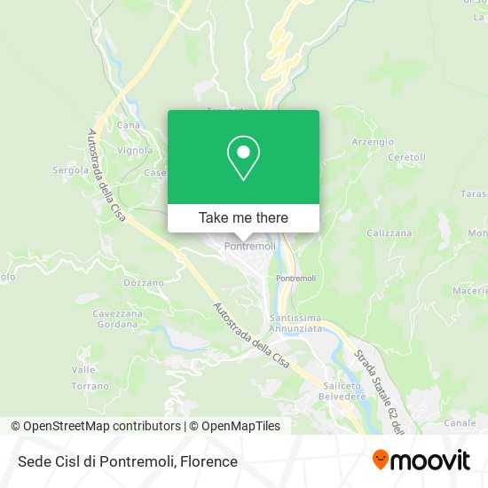 Sede Cisl di Pontremoli map
