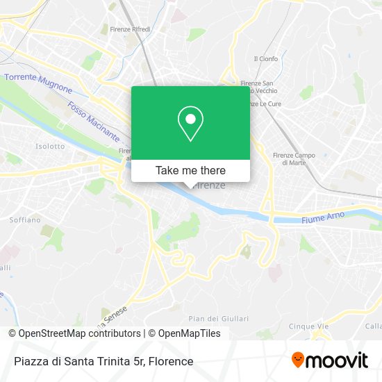 Piazza di Santa Trinita  5r map