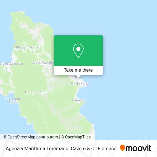 Agenzia Marittima Toremar di Cavero & C. map
