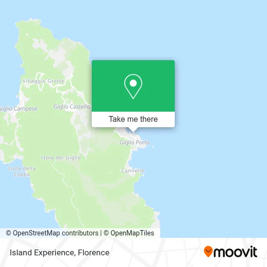 Island Experience map