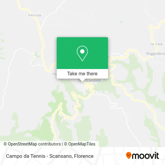 Campo da Tennis - Scansano map