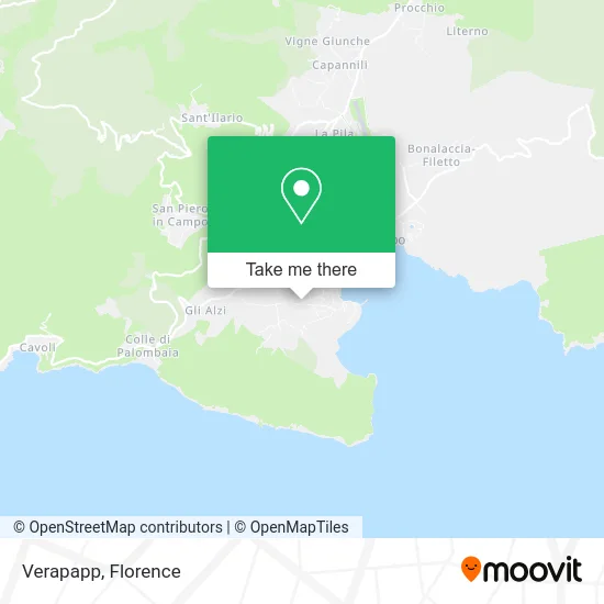 Verapapp map
