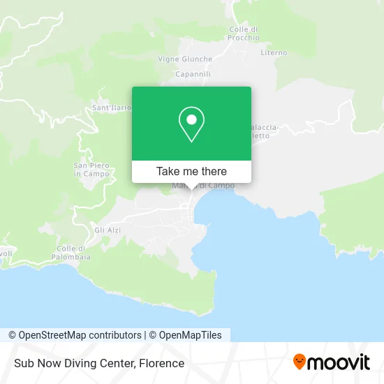 Sub Now Diving Center map