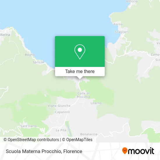 Scuola Materna Procchio map
