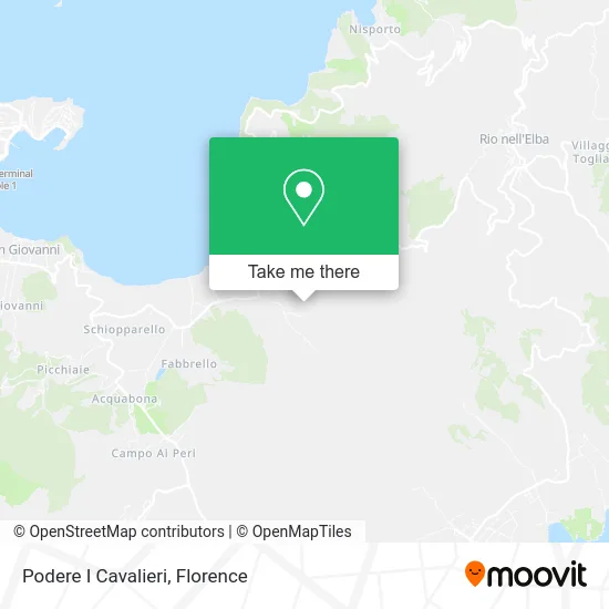 Podere I Cavalieri map