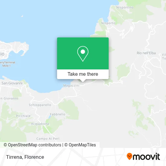 Tirrena map