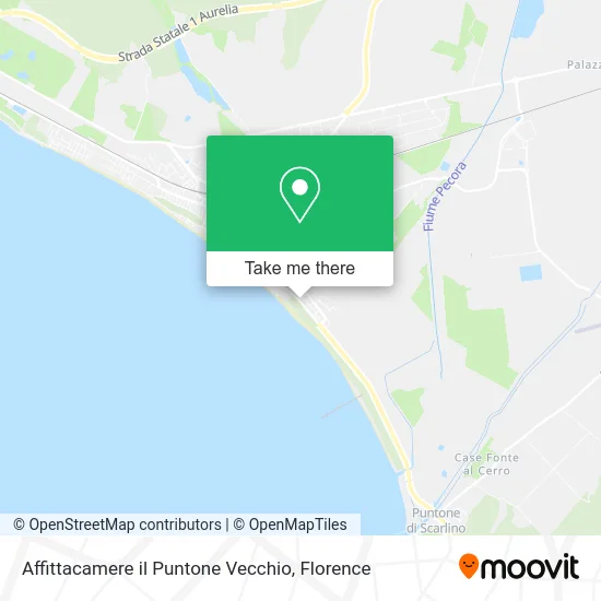 Affittacamere il Puntone Vecchio map