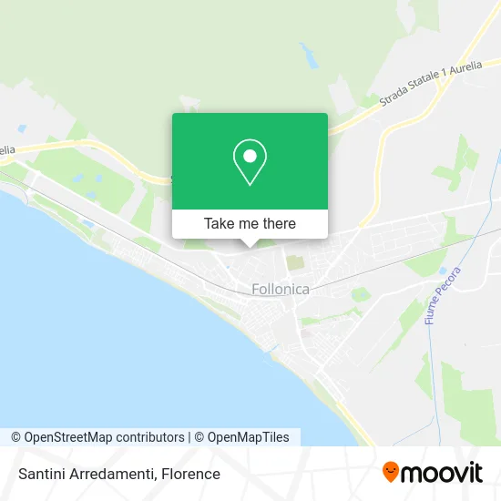 Santini Arredamenti map