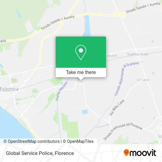 Global Service Police map