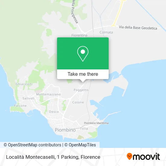 Località Montecaselli, 1 Parking map