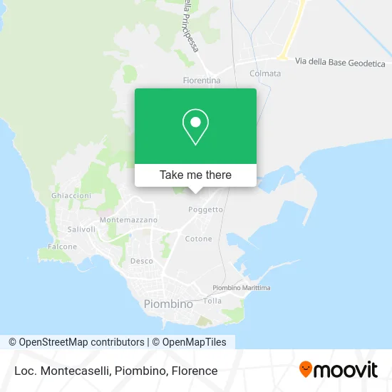 Loc. Montecaselli, Piombino map