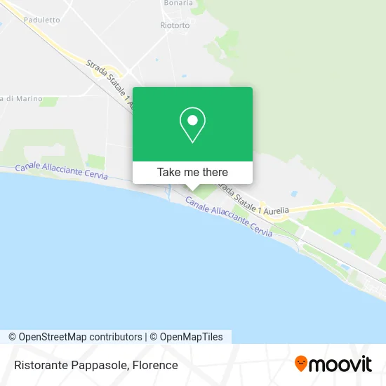 Pappasole Restaurant map