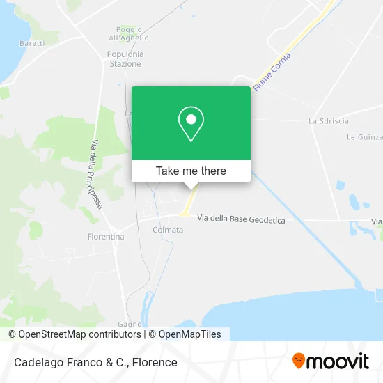 Cadelago Franco & Co. map