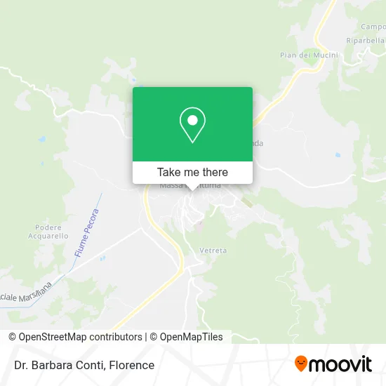 Dr. Barbara Conti map