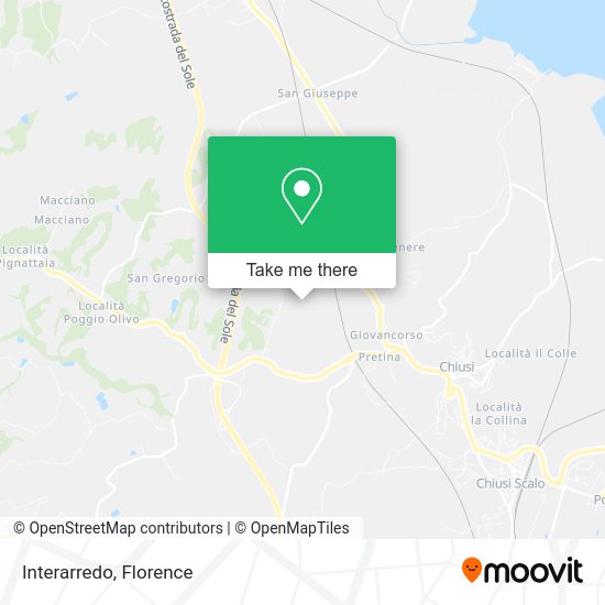 Interarredo map