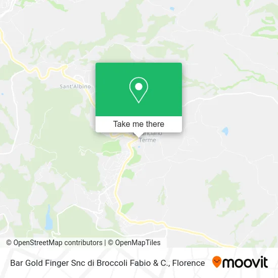 Bar Gold Finger Snc di Broccoli Fabio & C. map