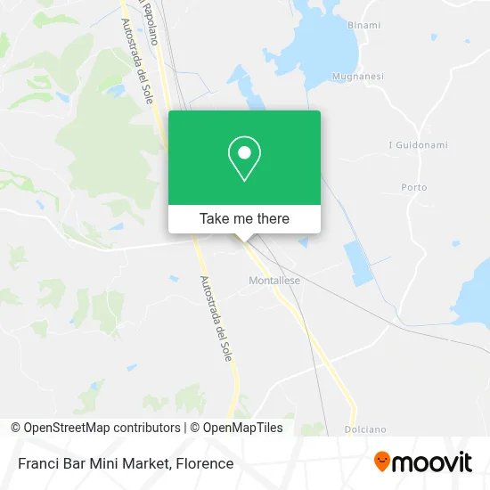 Franci Bar Mini Market map
