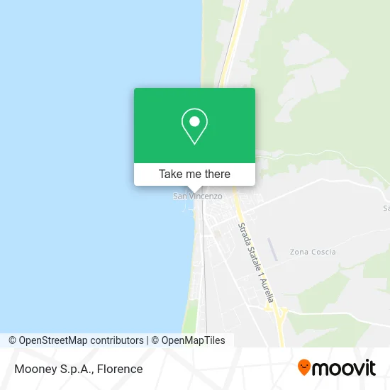 Mooney S.p.A. map