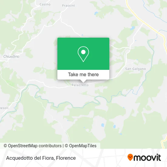 Acquedotto del Fiora map