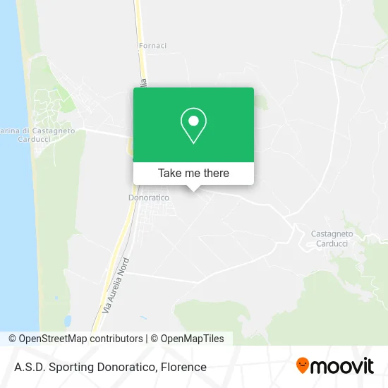 A.S.D. Sporting Donoratico map