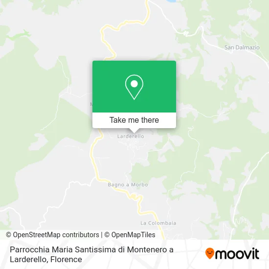 Parrocchia Maria Santissima di Montenero a Larderello map
