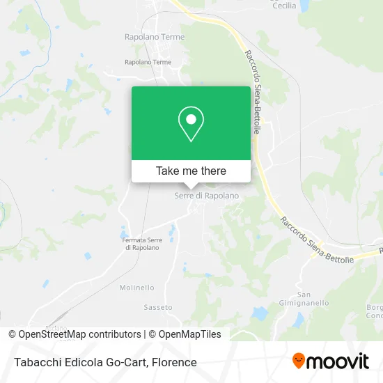 Tabacchi Edicola Go-Cart map