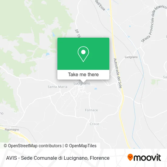 AVIS - Sede Comunale di Lucignano map