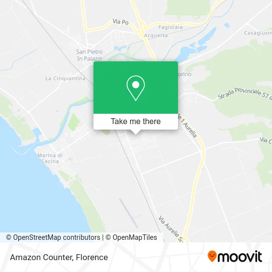 Amazon Counter map