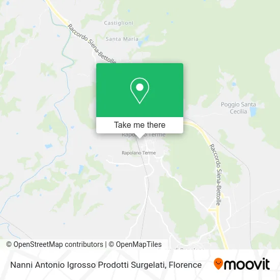 Nanni Antonio Igrosso Prodotti Surgelati map