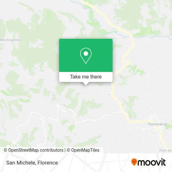 San Michele map
